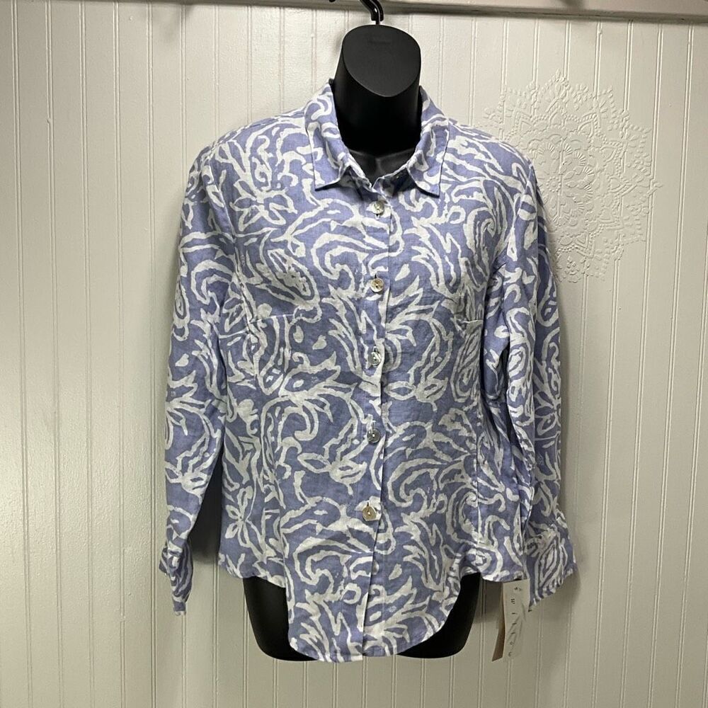 WILLOW 100% Linen Blouse